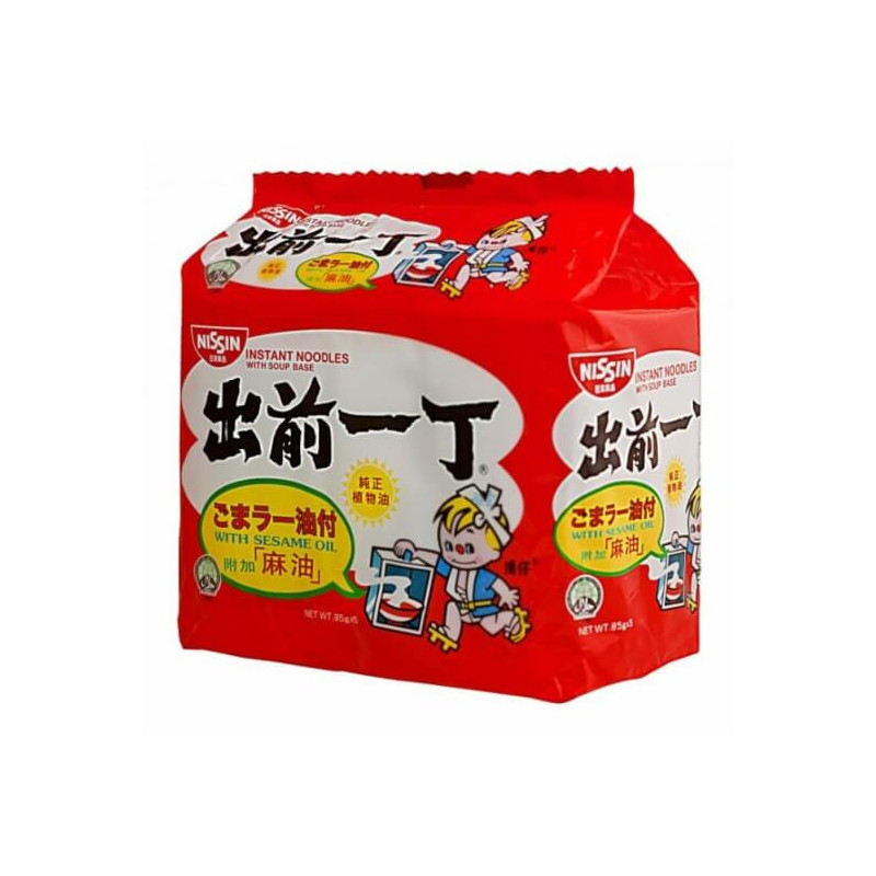 Nissin Mee With Sesame Oil Flavour 5x81g