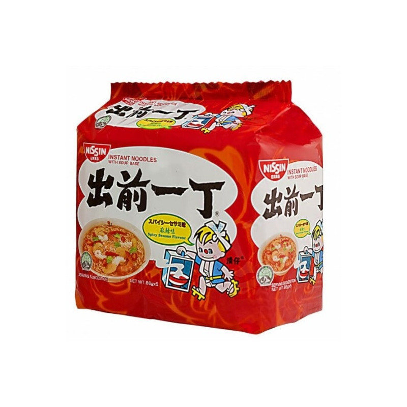 Nissin Mee With Spicy Sesame Oil Flavour 5x82g