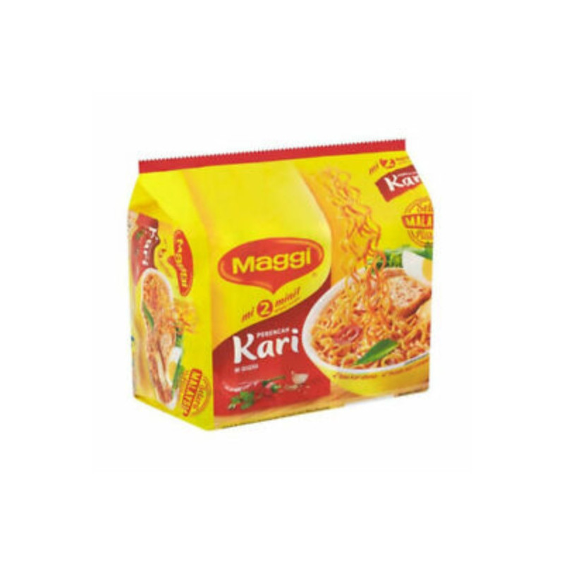 Maggi Curry Instant Noodles 5x79g