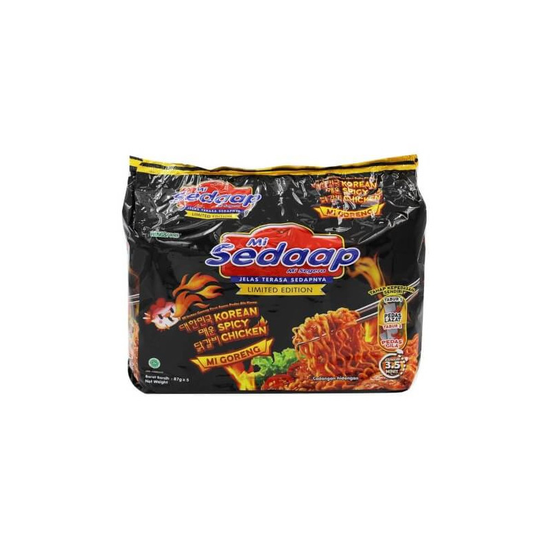 Mi Sedaap Korean Spicy Chicken 5x87g