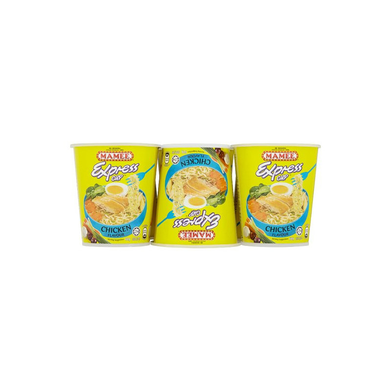 Mamee Express Cup Noodle Chicken Flavour 6x60g