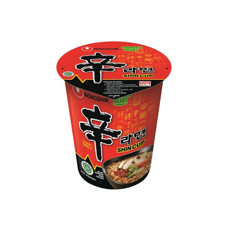 Nong Shim Shin Ramyun Cup Noodle 72g