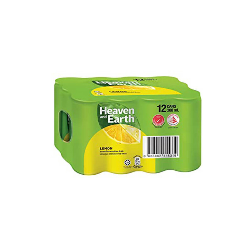 Heaven and Earth Lemon Tea Flavoured Tea Drink 12x300ml
