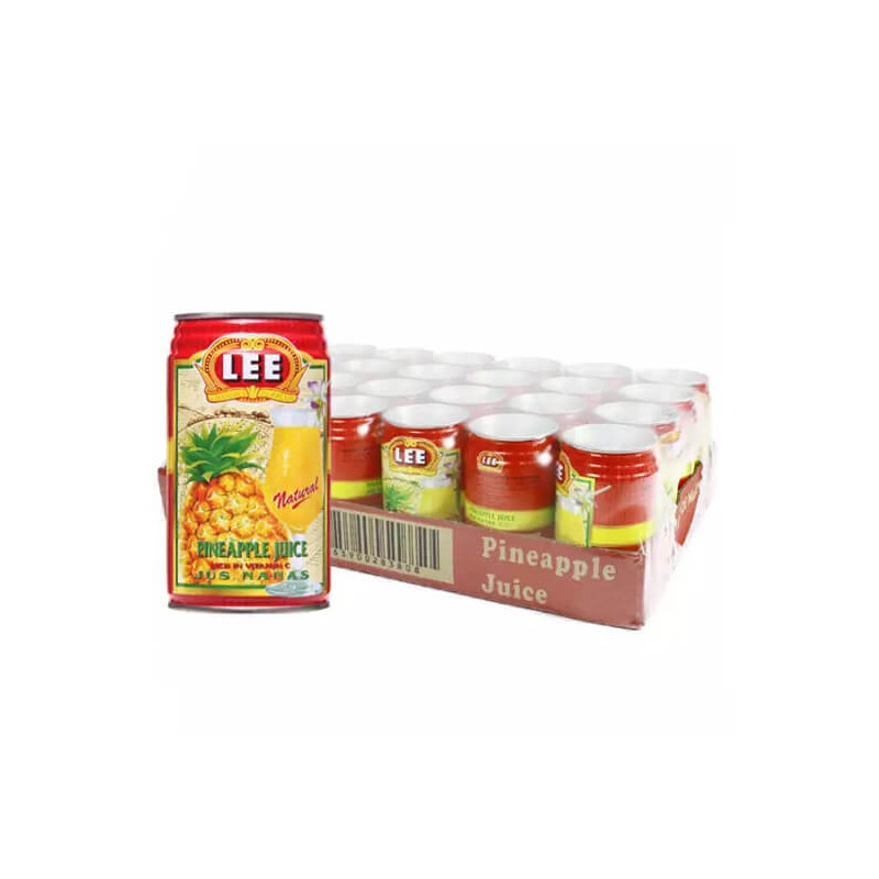 Lee Natural Pineapple Juice 24x325ml