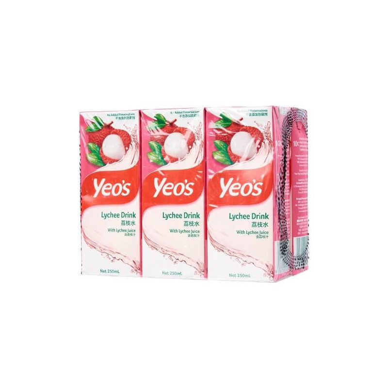 Yeos Lychee Drink 6x250ml