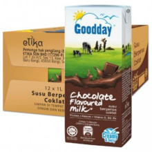 Goodday UHT Chocolate Flavoured Milk 12x1L