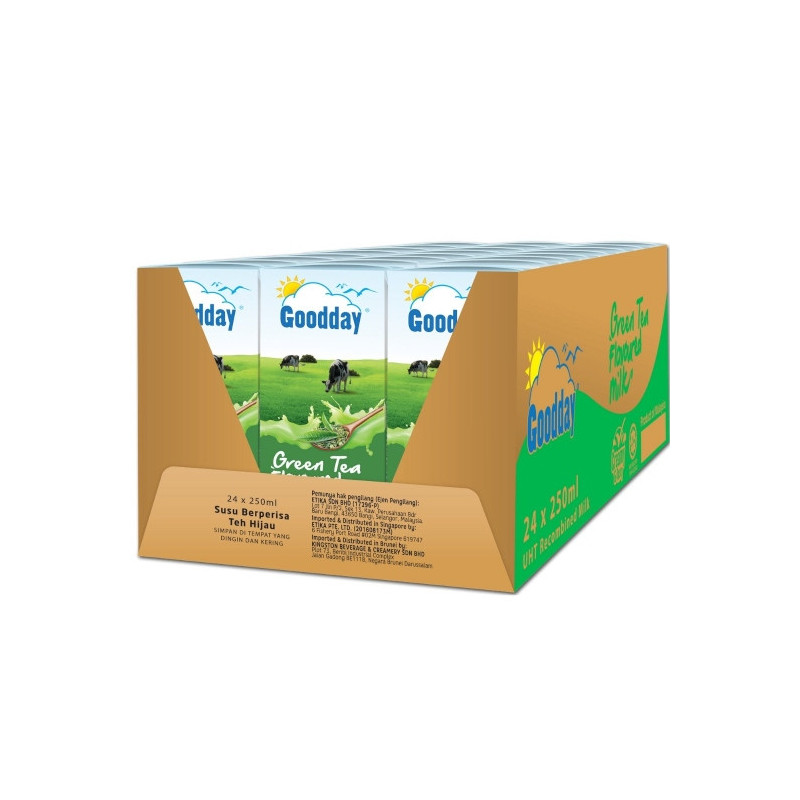 Goodday UHT Green Tea Flavoured Milk 4x6x200ml