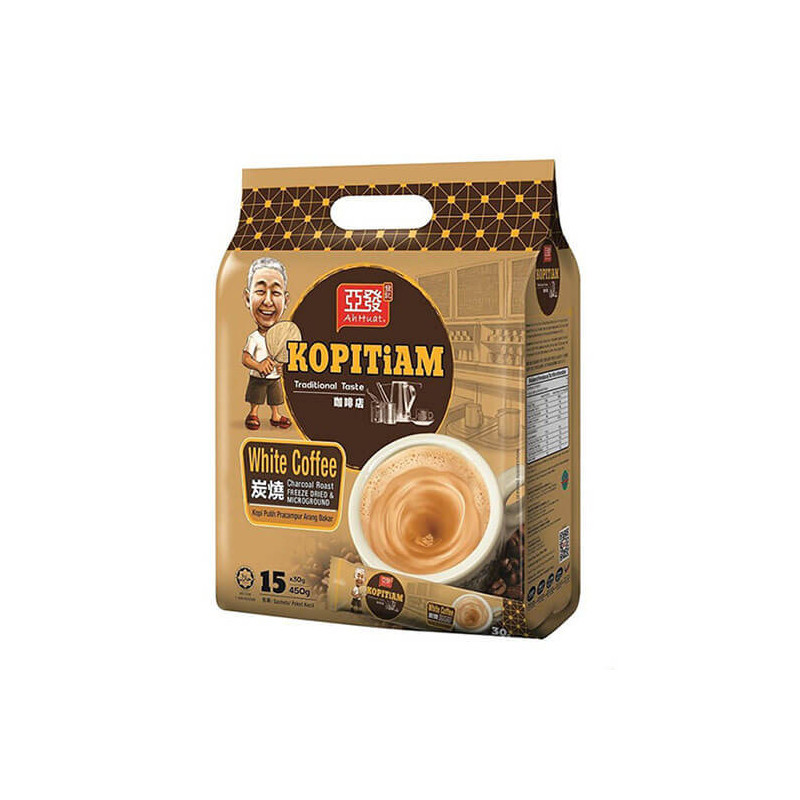 Ah Huat Kopitiam White Coffee Char Roast 15x30g