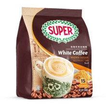 Super Charcoal Roasted White Coffee 3 in 1 Brown Sugar 15s x 36g