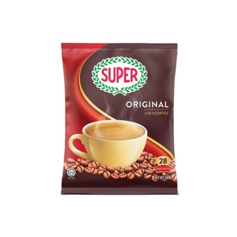Super Coffee 3 in 1 Regular 28 x 20g