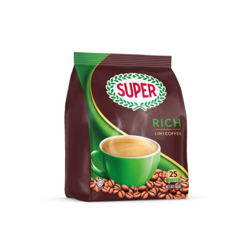 Super Rich 3in1 Instant Coffee 25sachets x 20g