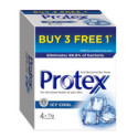 Protex Icy Cool Bar Soap 3+1x75g