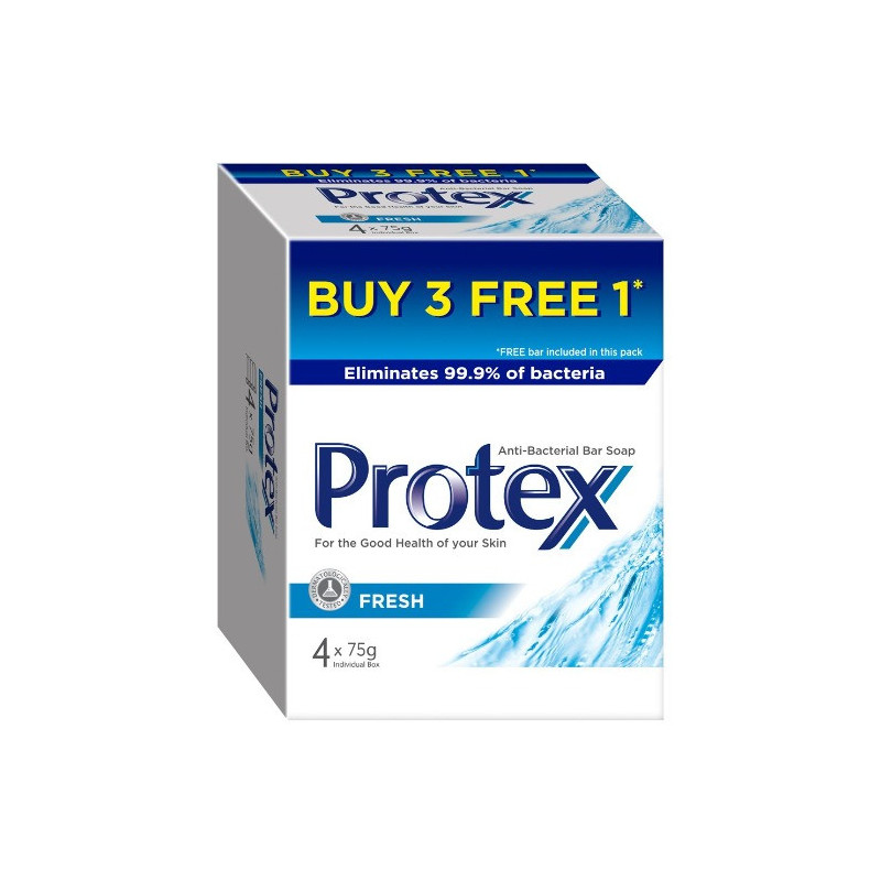 Protex Fresh Bar Soap 3+1x75g