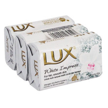 Lux White Impress Bar Soap 3x85g