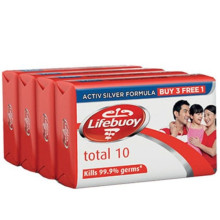 Lifebuoy Total 10 Bar Soap 3+1x115g