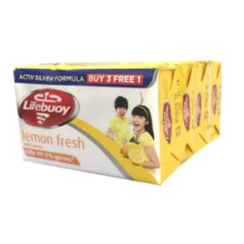Lifebuoy Lemon Fresh Bar Soap 3+1x115g