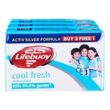 Lifebuoy Cool Fresh Bar Soap 3+1x115g
