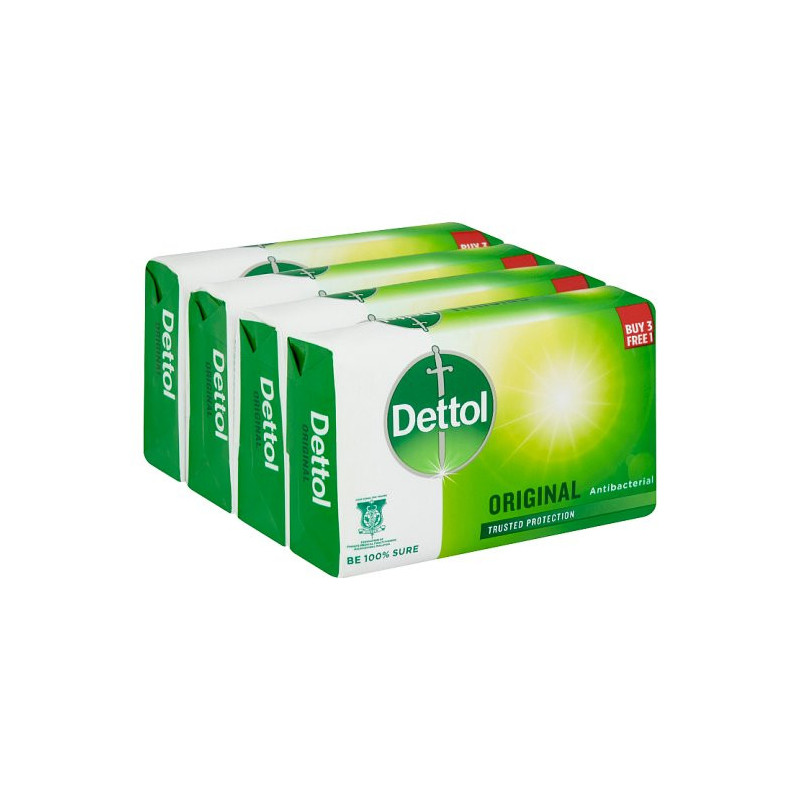 Dettol Original Bar Soap 3+1x105g