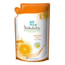 Shokubutsu Orange Zest Body Wash Refill 550ml