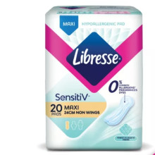 Libresse SensitiV Maxi Non Wing 20s