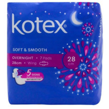 Kotex Soft & Smooth Maxi Night Wing 28cm 7s