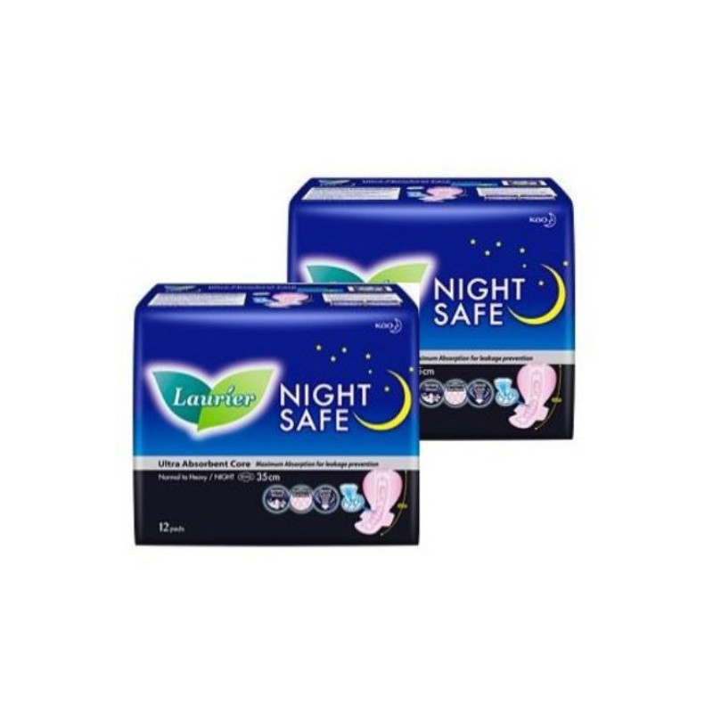 Laurie'r Night Safe Wing 35cm 12s x 2pack
