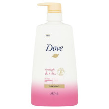 Dove Straight & Silky Shampoo 680ml