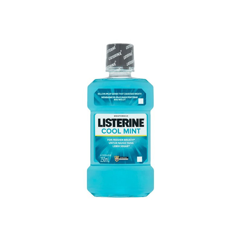 Listerine Cool Mint Mouthwash 250ml Rm 7.45