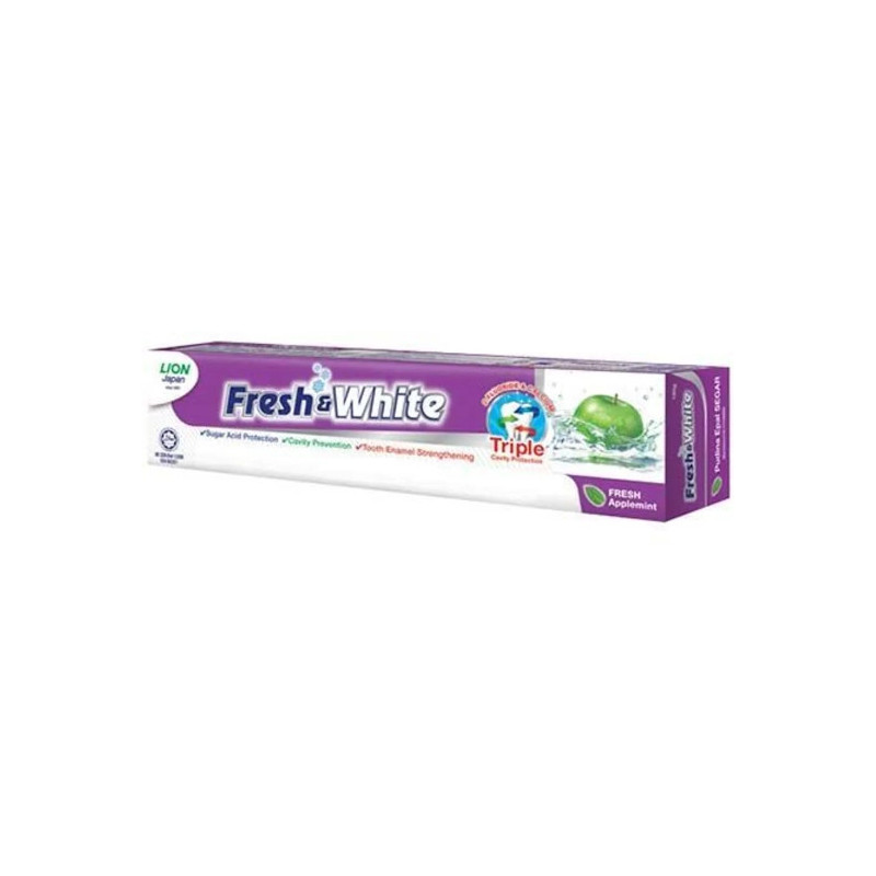 Fresh & White Fresh Applemint Toothpaste 160g Free Toothbrush