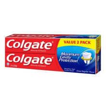 Colgate Great Regular Flavor Toothpaste 225g x 2 Free Bowl