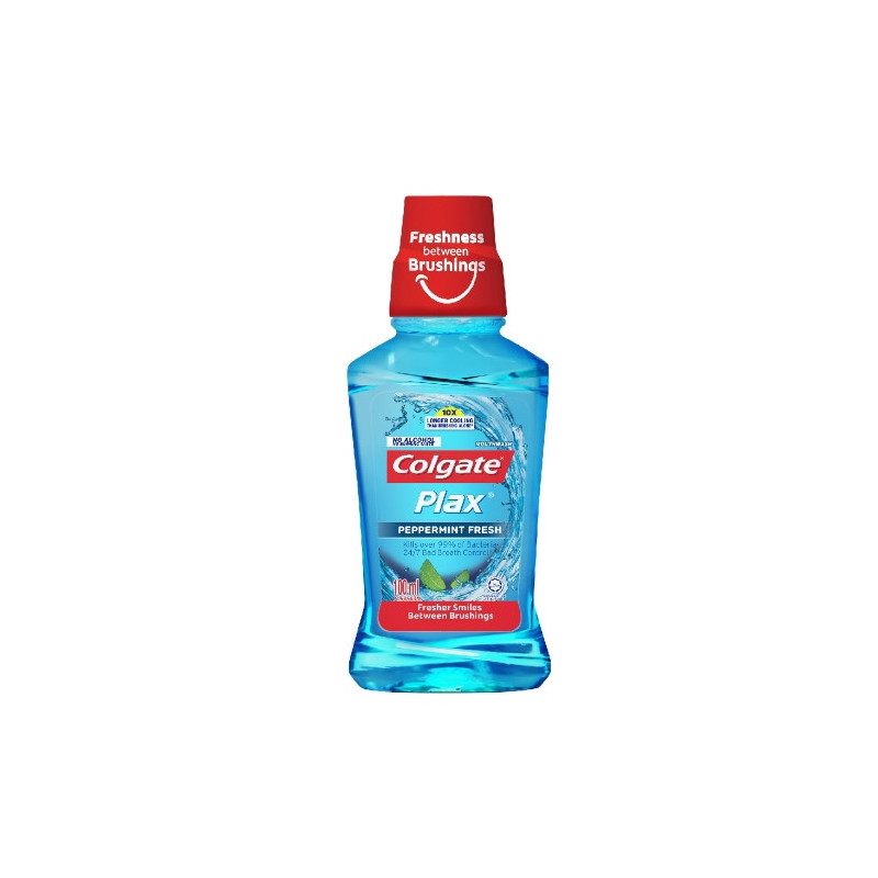 Colgate Plax Peppermint Fresh No Alcohol Mouthwash 100ml