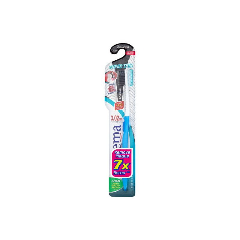 Systeme Slim Active Charcoal soft Toothbrush