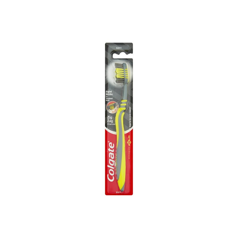 Colgate ZigZag Charcoal Soft Toothbrush