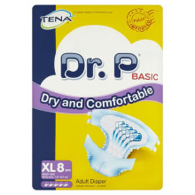 Dr.P Basic Dry and Comfortable Adult Diaper XL 127-157cm 8pcs