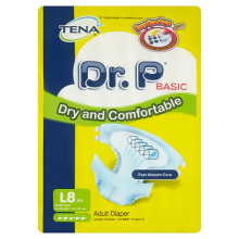 Dr.P Basic Dry and Comfortable Adult Diaper L 114-147cm 8pcs