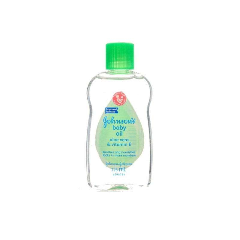 Johnson's Aloe Vera and Vitamin E Baby Oil 125ml