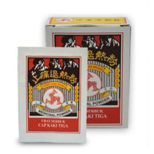 Three Legs Brand Medicinal Powder 12's
