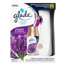 Glade Autospray 3 in 1 Lavender Vanilla Air Freshener 175g