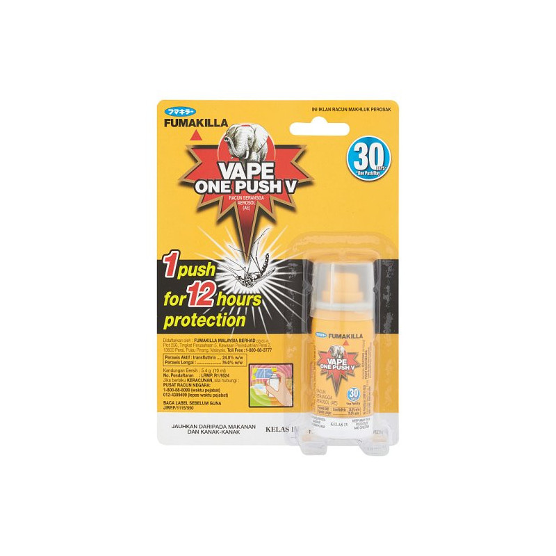 Fumakilla Vape One Push V 30 Days