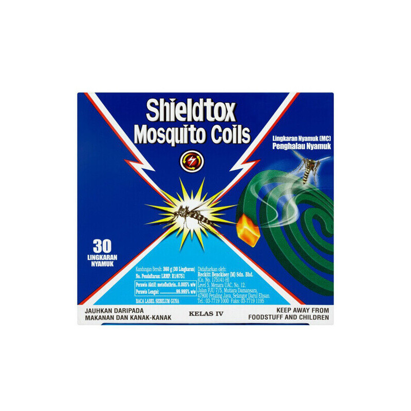 Shieldtox Mosquito Coil 8 Hour 30's