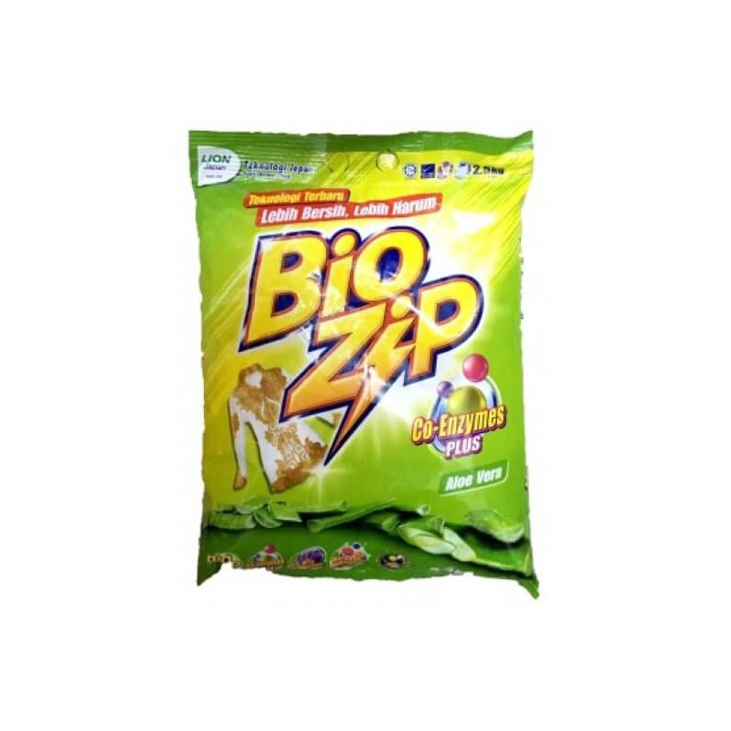 Bio Zip Aloe Vera Powder Detergent 750g