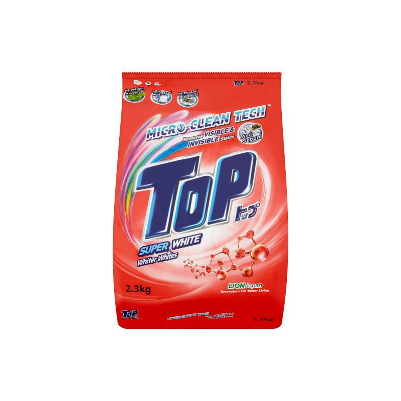 TOP Detergent Powder Super White 2.3kg