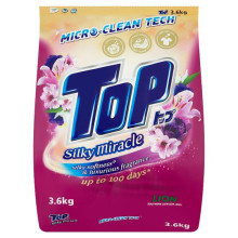 TOP Detergent Powder Silky Miracle 3.6kg