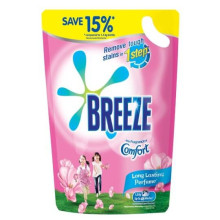 Breeze Fragrance of Comfort Liquid Detergent Refill Pack 1.5kg