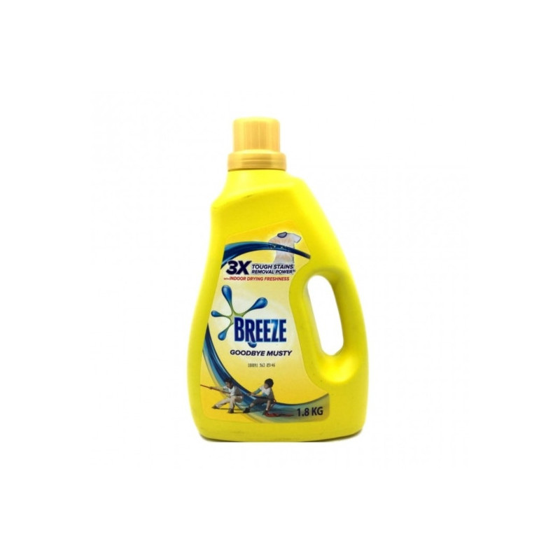 Breeze Goodbye Musty Liquid Detergent 1.8kg