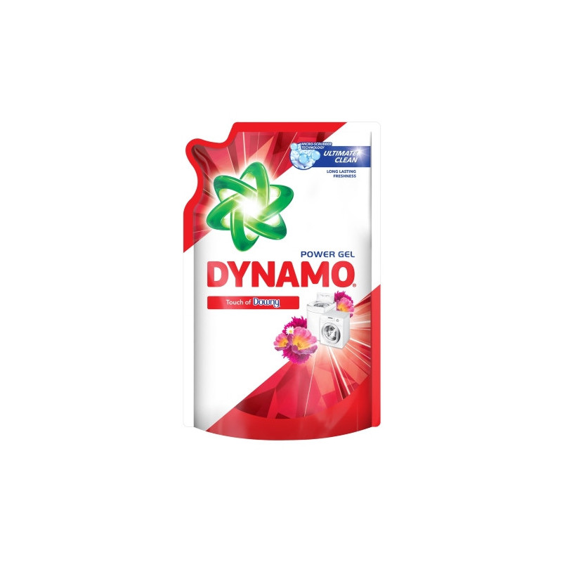 Dynamo Power Gel with Freshness of Downy Passion Liquid Detergent Refill 810ml