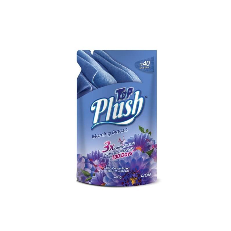 TOP Plush Fabric Conditioner Morning Breeze Refill 600ml