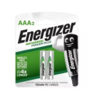 Energizer Recharge Power Plus AAA 1.2V Rechargeable Batteries 2pcs