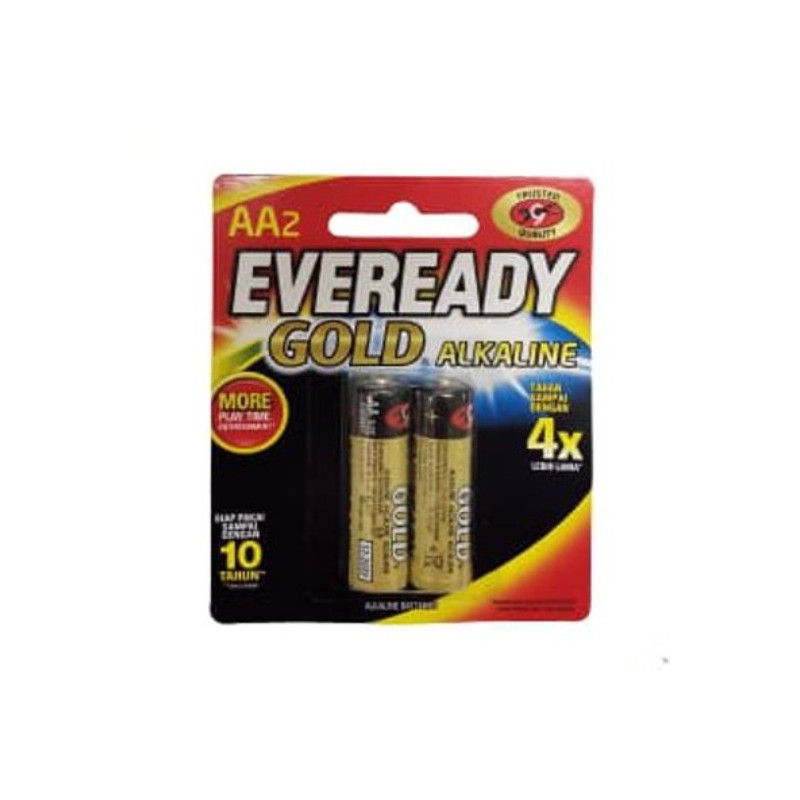 Eveready Gold AA 1.5V Batteries 2pcs