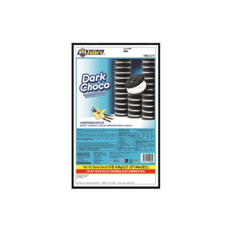 Julie's Dark Cho Sandwich (Loose Pack) 250g